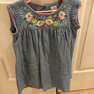 Baby Gap size 4 denim dress